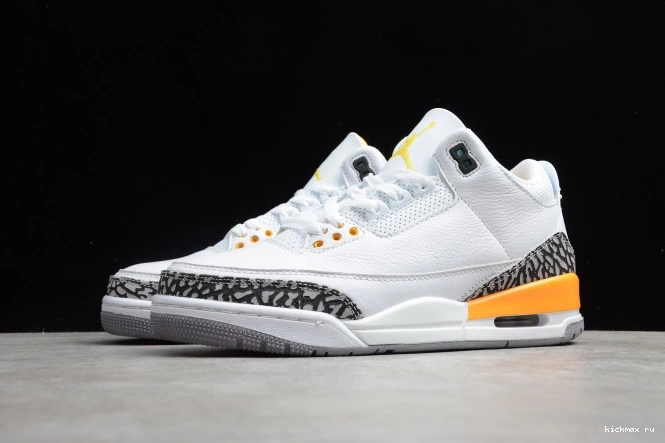 Cheap LASER CK9246-108 RETRO (W) ORANGE JORDAN 3 AIR 0821